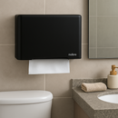 Dispenser Para Papel Toalha Interfolhas 3D Inox Preto - Select Nobre