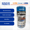 Toalha Microfibra 30x30cm 75un - Inoven