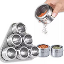 Porta Temperos Inox 6un - MC