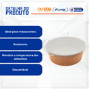 Tampa Para Pote De Papel 750ml e 1L - Talge