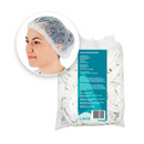 Touca Descartável Com Elástico Branca 100un - Lavie