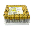 Tubo Para Coleta de Sangue Soro Gel 8,5ml Amarelo Ouro 100un - Descarpack