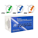 Scalp de Infusão 21G 23G 25G Luer Lock 100un - Solidor