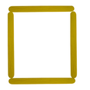 Palitos Ponta Redonda Amarelo 100un - Inoven