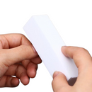 Lixa Em Bloco Polidor Branco Para Unhas Gel Porcelana 10un - MC