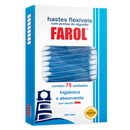Hastes Flexíveis Com Pontas de Algodão 75un - Farol