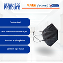 Máscara Bico De Pato KN95 Preta 1un - Dejamaro