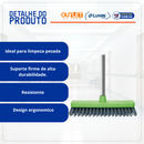Vassoura Escovão de Plástico 27cm Com Cabo - Nobre