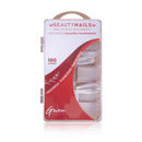 Unha Postiça Bailarina Curta Transparente 100un - Gwen