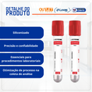 Tubo de Coleta de Sangue Siliconizado 4ml Vermelho 100un - Labor Import