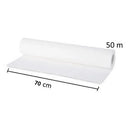 Lençol de Papel Branco 70 cm x 50 m 10 Rolos - Mandypel