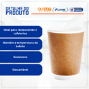 Copo De Papel Kraft Para Café 350ml 25un - Talge