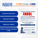 Curativo Estéril Algodoado 10cm x 15cm - Farol