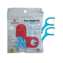 Fio Dental Com Haste Flexível 50un - Supermedy