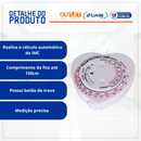 Fita Métrica Antropométrica Retrátil Medida Corporal Supermedy