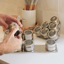 Porta Temperos Inox 6un - MC