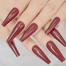 Unha Postiça Longa Realista Transparente 100un - Gwen