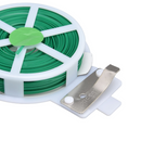 Arame Encapado Para Jardinagem Amarrar Sacos + Cortador 50M - MB