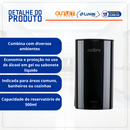 Mini Dispenser Para Sabonete Líquido Álcool Gel Preto 500ml - Nobre