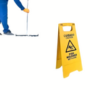 Placa Plástica Sinalizador Piso Molhado - Nobre