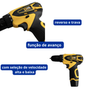 Parafusadeira eletrica 12v 780 sem ponteiras + 1 ano de garantia - MB TOOLS