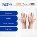 Luva Plástica Descartável 100un - MBlife Medix
