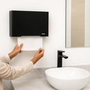 Dispenser Para Papel Toalha Interfolhas 3D Inox Preto - Select Nobre