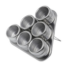 Porta Temperos Inox 6un - MC