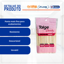 Palito de Unha Pontiagudo e Chanfrado 100un - Talge