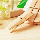 Prendedor de Roupa de Bambu Com 12un Inoven