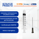 Seringa 3ml Bico Luer Lock Com Agulha 25x0,70 mm 500un - SR