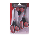 Conjunto de Tesouras Profissionais 3un - MB