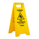 Placa Plástica Sinalizadora  Piso Escorregadio - Nobre