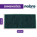 Fibra Para Limpeza 98 x 229mm 10un - Nobre