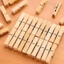 Prendedor de Roupa de Bambu Com 12un Inoven