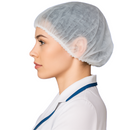 Touca Descartável TNT Branca 100un Modelo Nobre