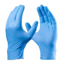 Luva  de Procedimento Nitrilica Azul Sem Pó 100un - Live