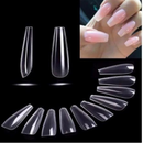 Unha Postiça Bailarina Curta Transparente 100un - Gwen