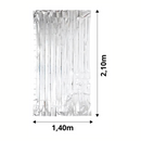 Manta Térmica Aluminizada 2,10x1,40m - Resgate SP