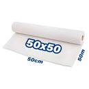 Lençol de Papel 100% Celulose 50cm x 50m 6 Rolos - Mandypel