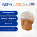 Touca Descartável Com Elástico Branca 100un - Lavie