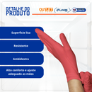 Luva de Procedimento Látex Vermelha Com Pó 100un - Unigloves
