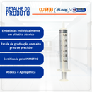 Seringa 3ml Bico Luer Slip 100un - Descarpack