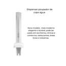 Dispenser Para Copos 150/200ml Branco Multicopos - Nobre