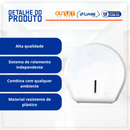 Dispenser Para Papel Higiênico Rolão 300/500m Branco - Nobre