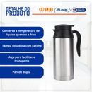 Garrafa Térmica 800ml Inox Escovado - Mood Nobre