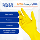 Luva de Limpeza Amarela - Inoven