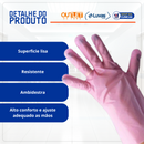 Luva TPE Rosa Sem Pó 100un - Talge