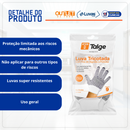 Luva Tricotada Com Pigmento Branca - Talge