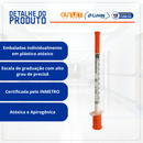 Seringa de Insulina 1ml com Agulha 12,7x0,33 mm 10un - Uniqmed